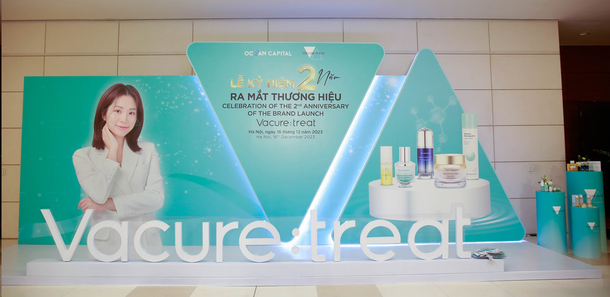Kỷ niệm 2 năm ra mắt thương hiệu mỹ phẩm Hàn Quốc VACURE:TREAT
